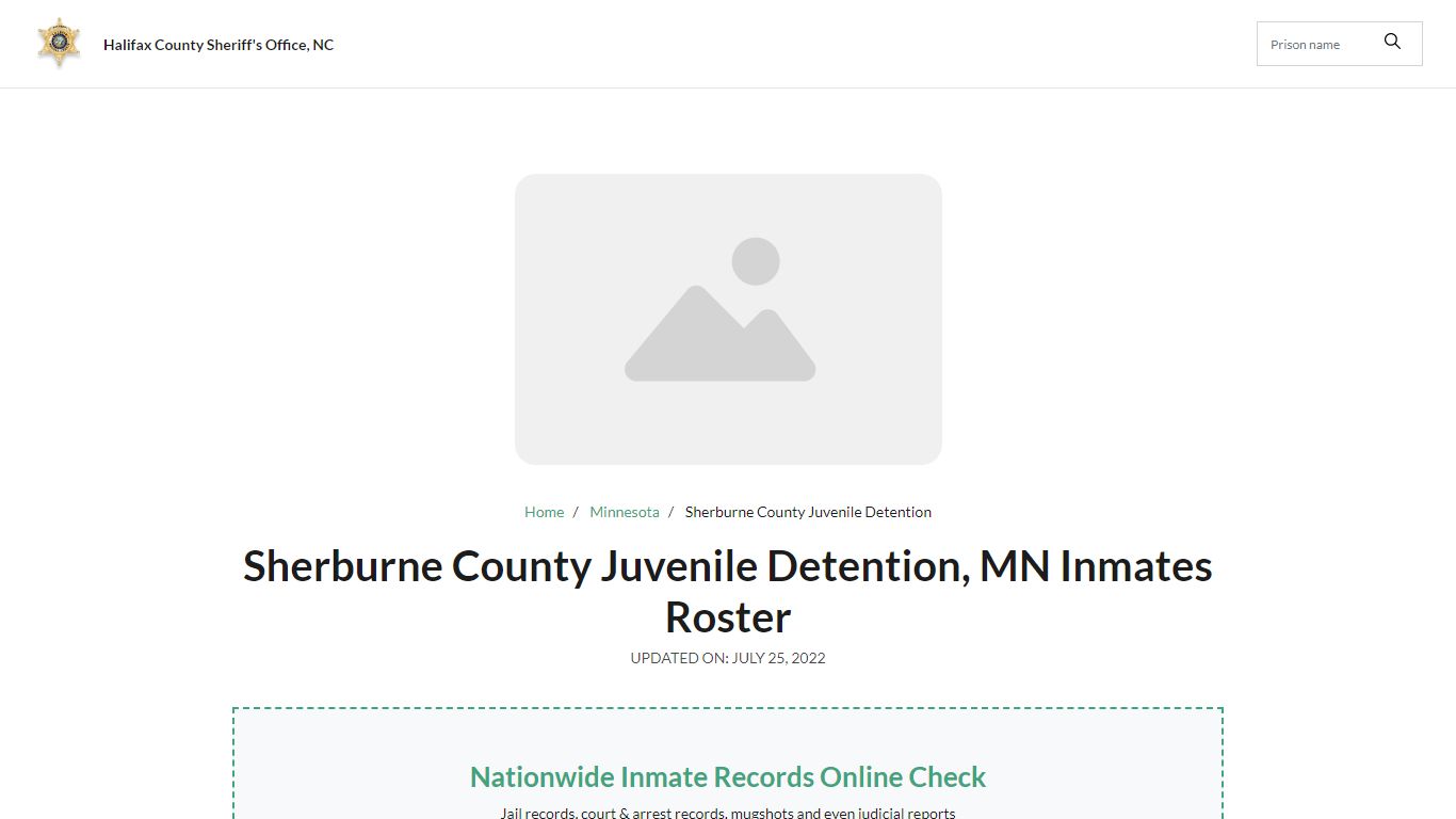 Sherburne County Juvenile Detention, MN Jail Roster, Name ...